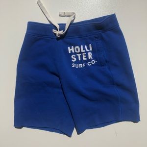 Hollister Cut Off SweatShorts Blue
